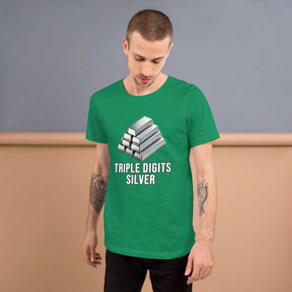 "Triple Digits Silver" Premium T-Shirt - Image 227