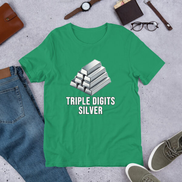 "Triple Digits Silver" Premium T-Shirt - Image 229