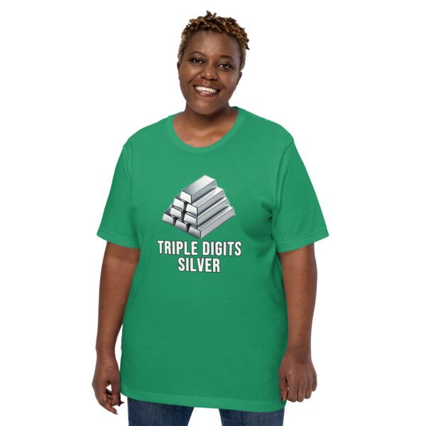 "Triple Digits Silver" Premium T-Shirt - Image 256