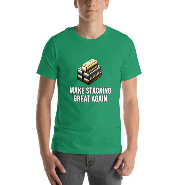 "Make Stacking Great Again" Premium T-Shirt - Image 6