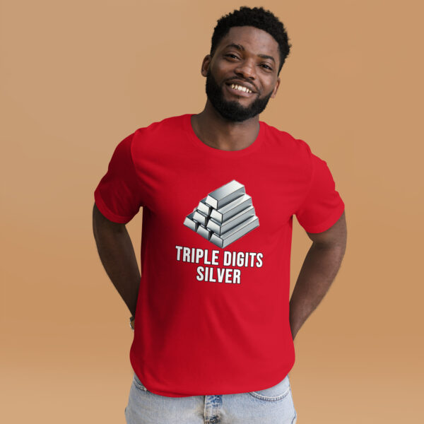 "Triple Digits Silver" Premium T-Shirt - Image 31