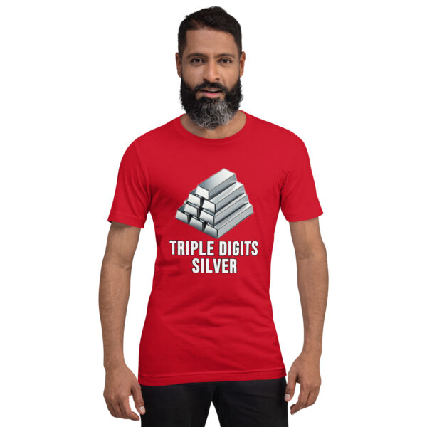 "Triple Digits Silver" Premium T-Shirt - Image 18