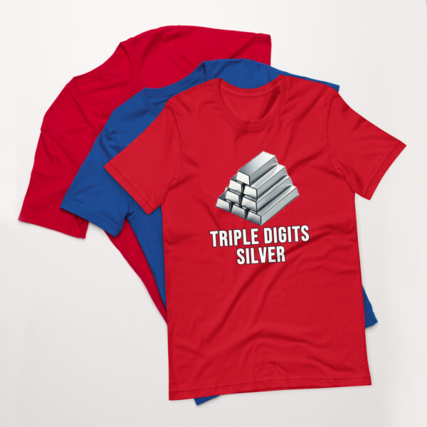 "Triple Digits Silver" Premium T-Shirt - Image 19