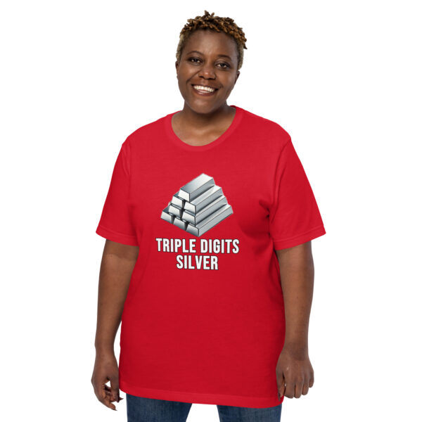 "Triple Digits Silver" Premium T-Shirt - Image 22