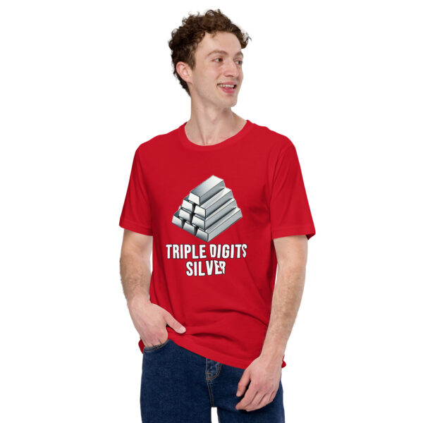 "Triple Digits Silver" Premium T-Shirt - Image 23