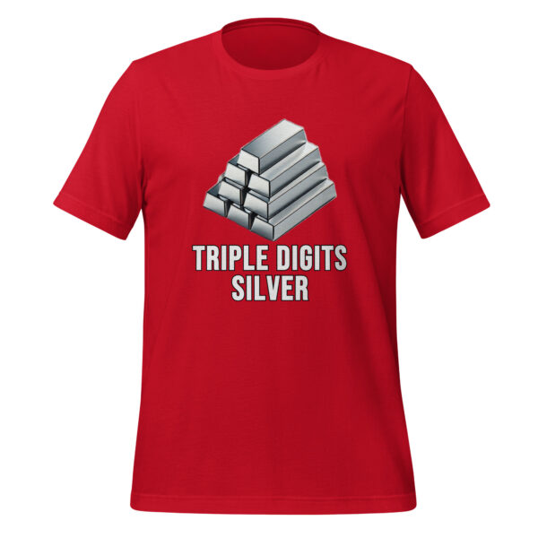 "Triple Digits Silver" Premium T-Shirt - Image 33