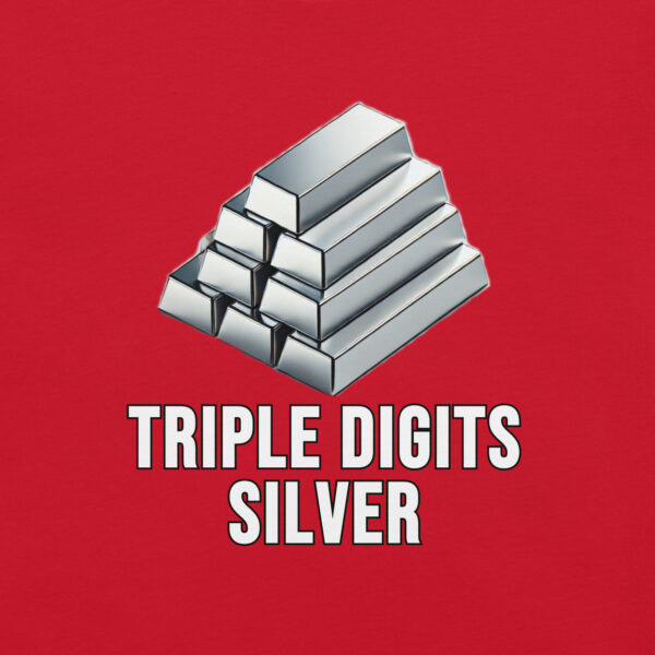 "Triple Digits Silver" Premium T-Shirt - Image 36