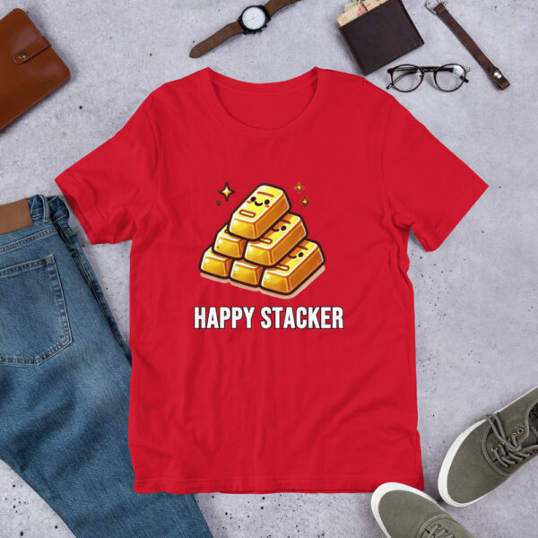 "Happy Stacker" Premium T-Shirt - Image 2