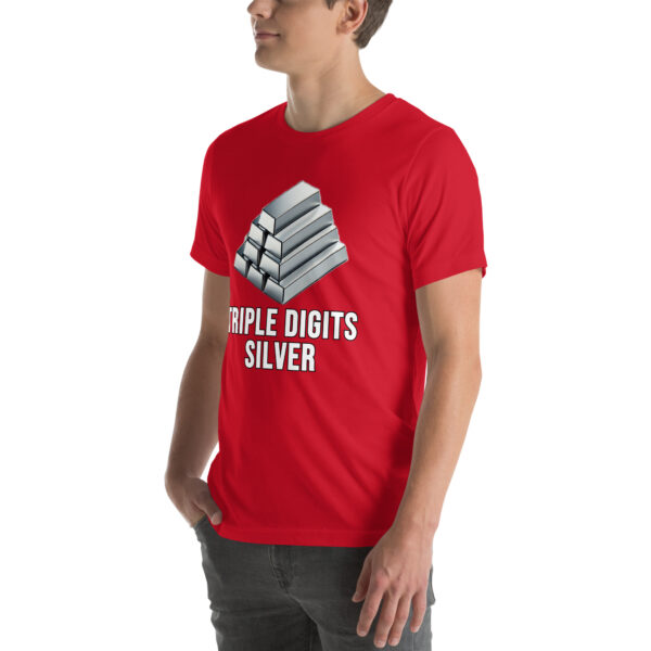 "Triple Digits Silver" Premium T-Shirt - Image 58