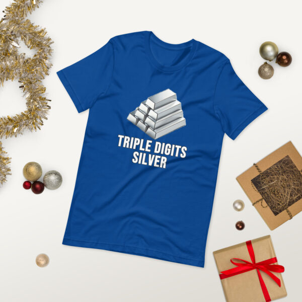 "Triple Digits Silver" Premium T-Shirt - Image 91