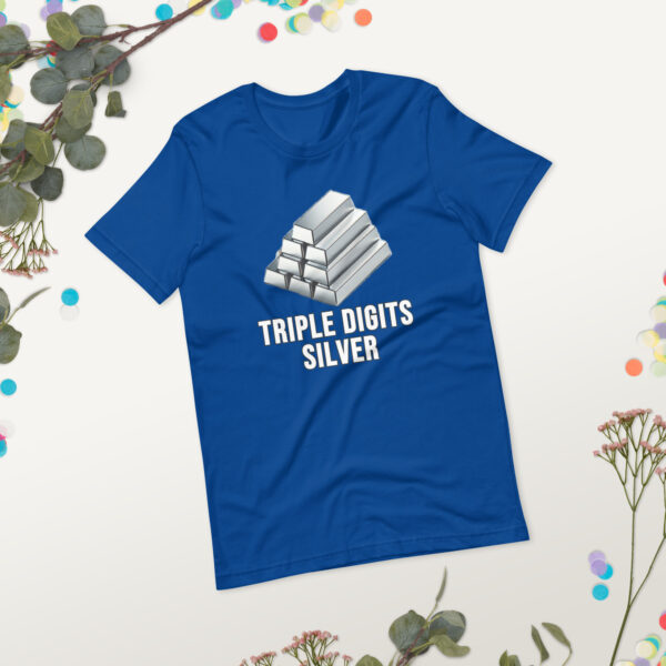 "Triple Digits Silver" Premium T-Shirt - Image 95