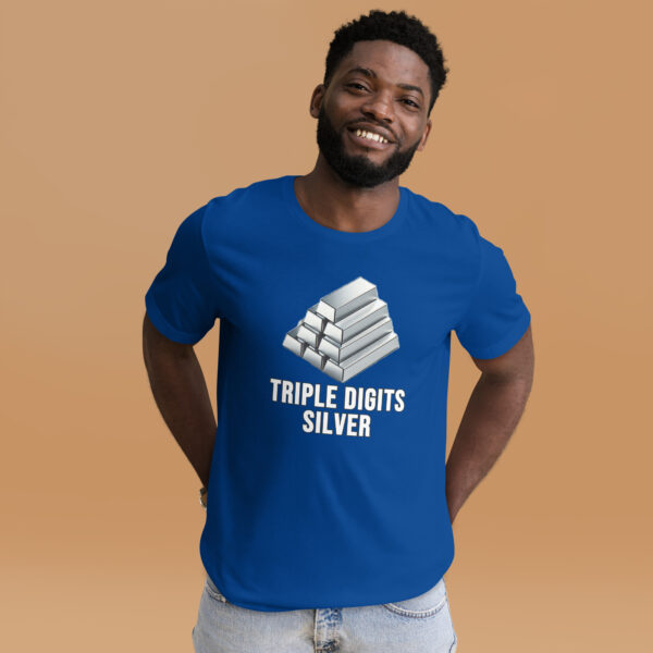 "Triple Digits Silver" Premium T-Shirt - Image 109