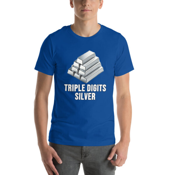 "Triple Digits Silver" Premium T-Shirt - Image 67