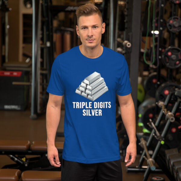 "Triple Digits Silver" Premium T-Shirt - Image 69