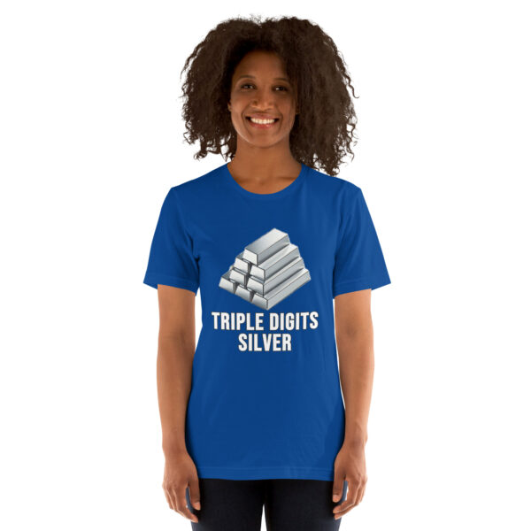 "Triple Digits Silver" Premium T-Shirt - Image 70