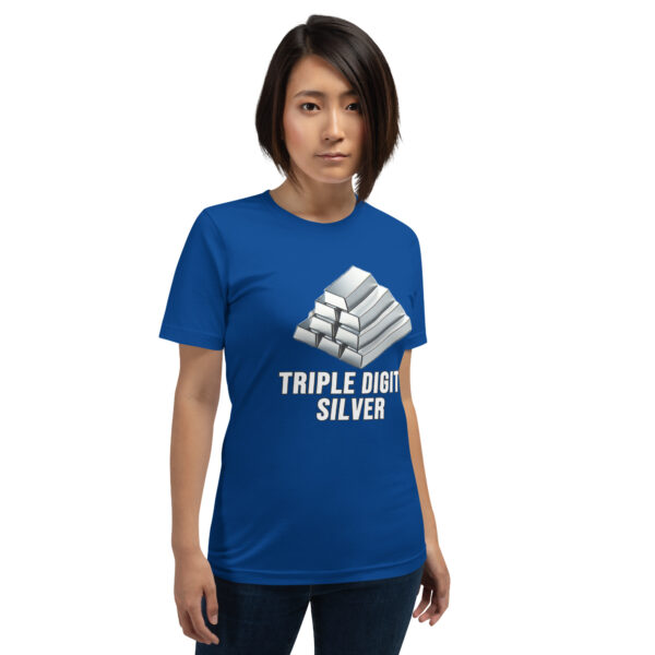 "Triple Digits Silver" Premium T-Shirt - Image 76