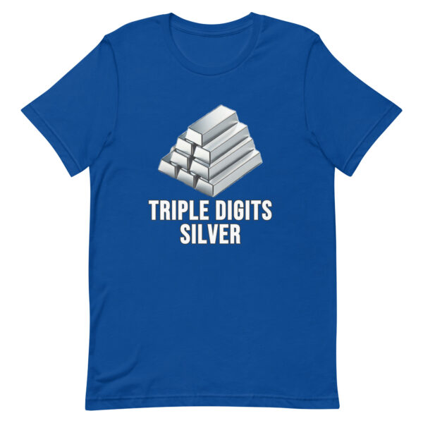 "Triple Digits Silver" Premium T-Shirt - Image 86