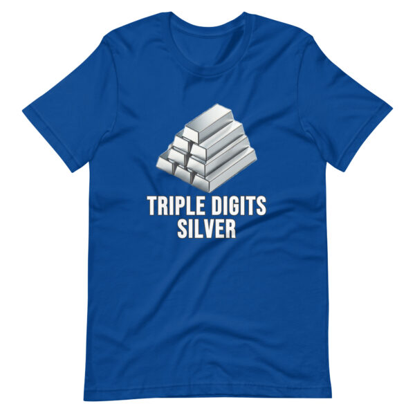 "Triple Digits Silver" Premium T-Shirt - Image 87