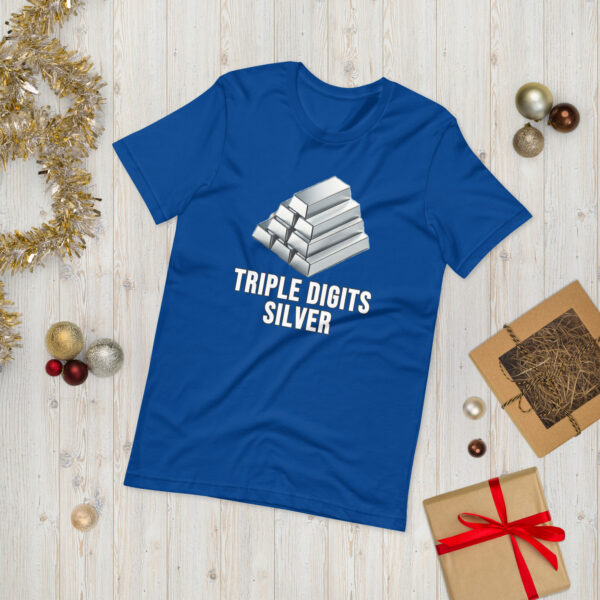 "Triple Digits Silver" Premium T-Shirt - Image 90