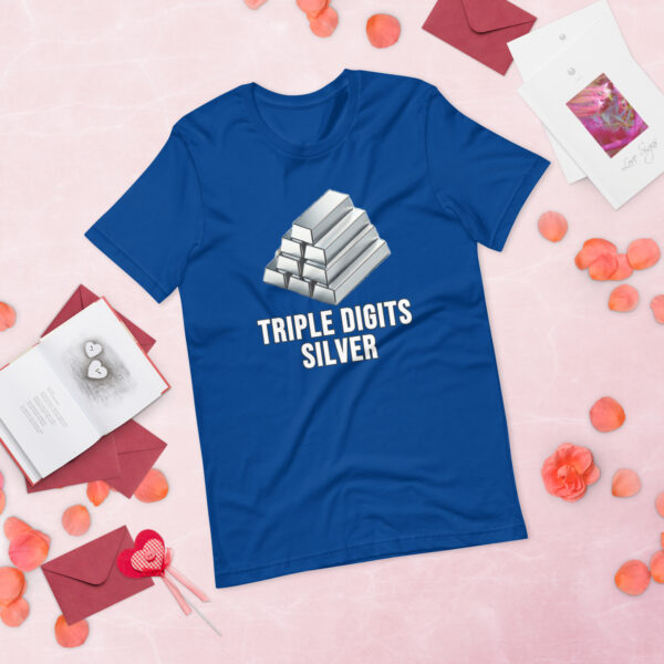 "Triple Digits Silver" Premium T-Shirt - Image 92