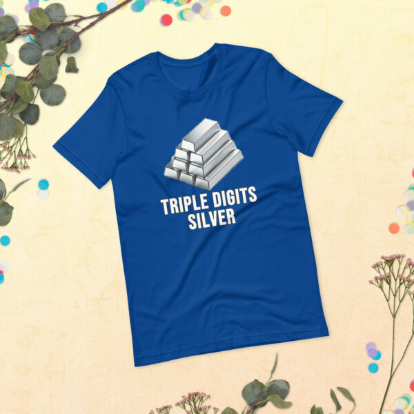 "Triple Digits Silver" Premium T-Shirt - Image 94