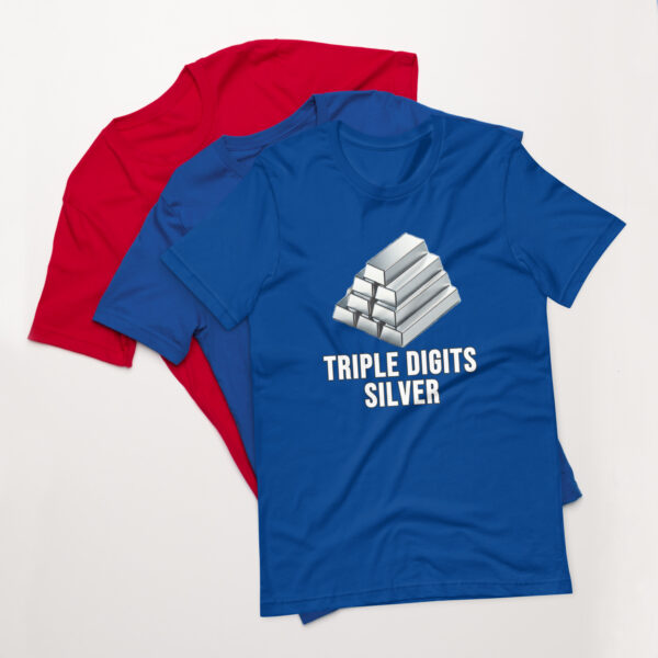 "Triple Digits Silver" Premium T-Shirt - Image 97