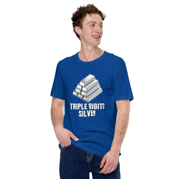 "Triple Digits Silver" Premium T-Shirt - Image 101