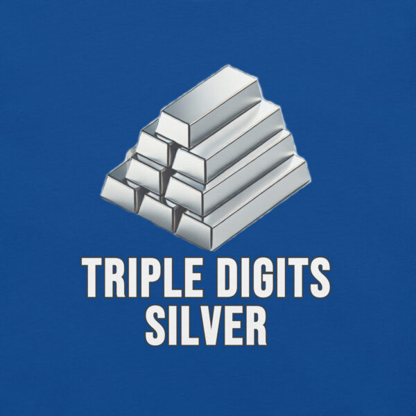 "Triple Digits Silver" Premium T-Shirt - Image 114