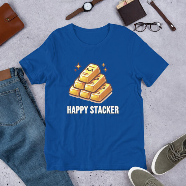 "Happy Stacker" Premium T-Shirt - Image 3