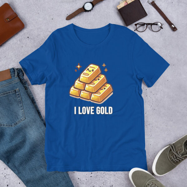 "I Love Gold" Premium T-Shirt - Image 3