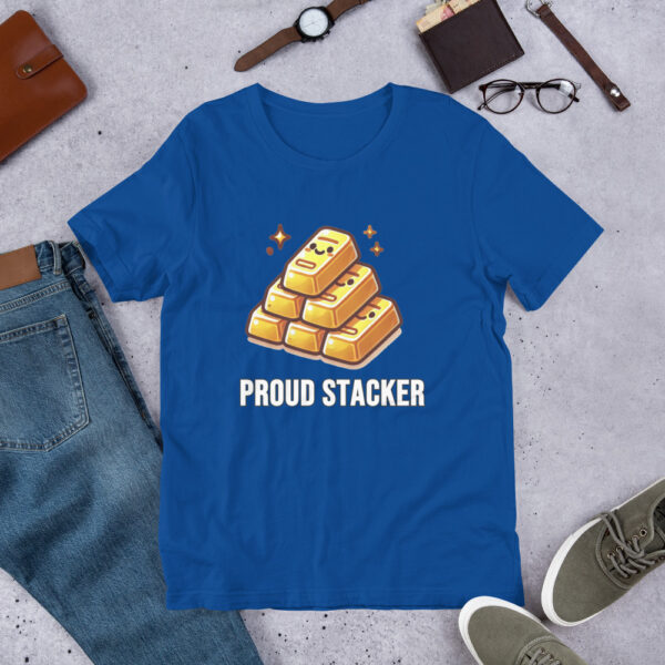 "Proud Stacker" Premium T-Shirt - Image 3