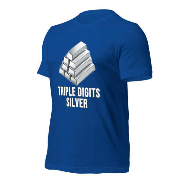 "Triple Digits Silver" Premium T-Shirt - Image 112