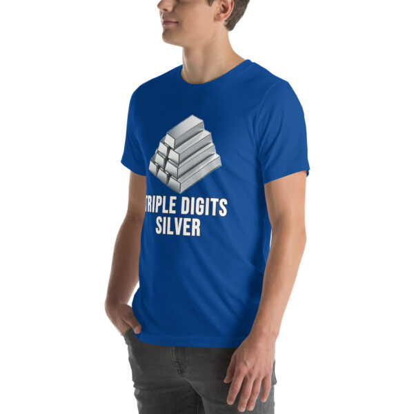 "Triple Digits Silver" Premium T-Shirt - Image 136