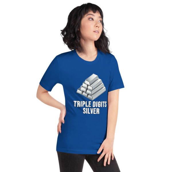 "Triple Digits Silver" Premium T-Shirt - Image 80