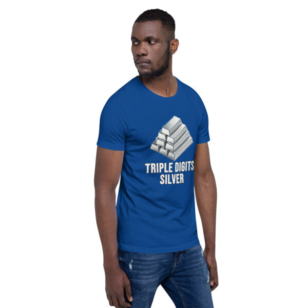 "Triple Digits Silver" Premium T-Shirt - Image 83