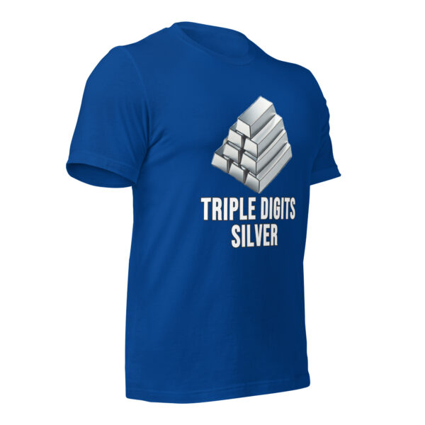 "Triple Digits Silver" Premium T-Shirt - Image 113